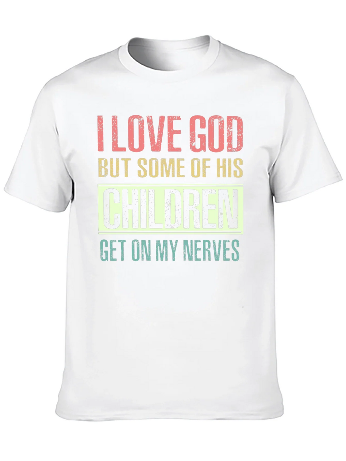 I Love God Humor Graphic T-Shirt product image 12