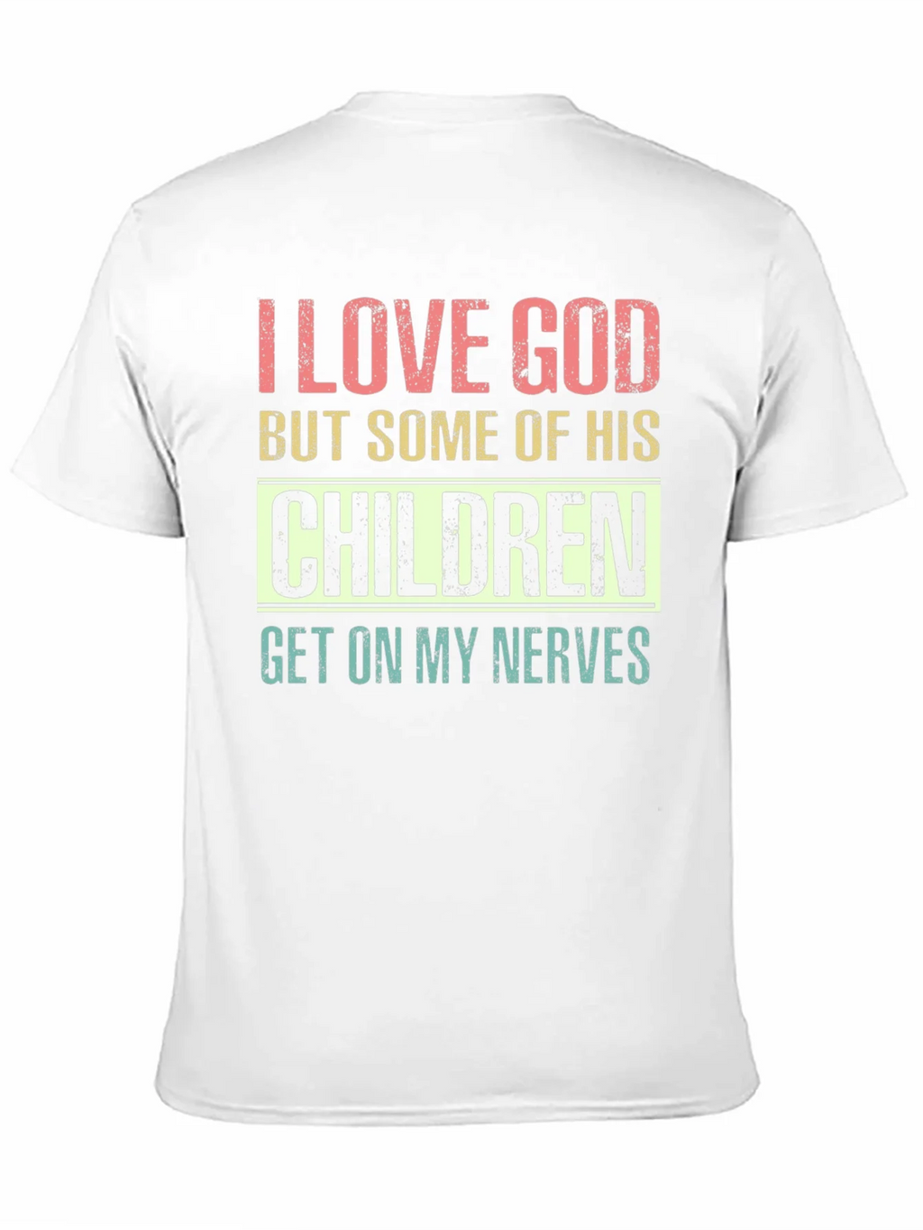 I Love God Humor Graphic T-Shirt product image 2
