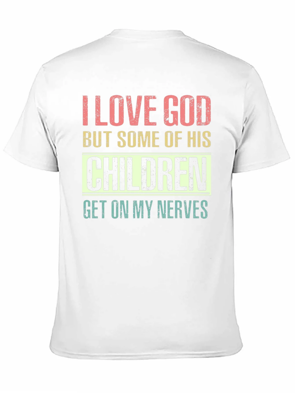 I Love God Humor Graphic T-Shirt product image 2
