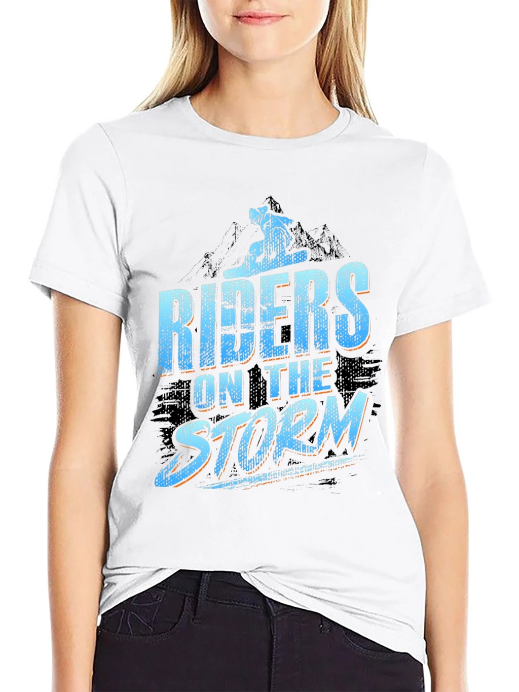 Riders on the Storm Black Graphic Tee product image 11