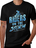 Riders on the Storm Black Graphic Tee product image 1