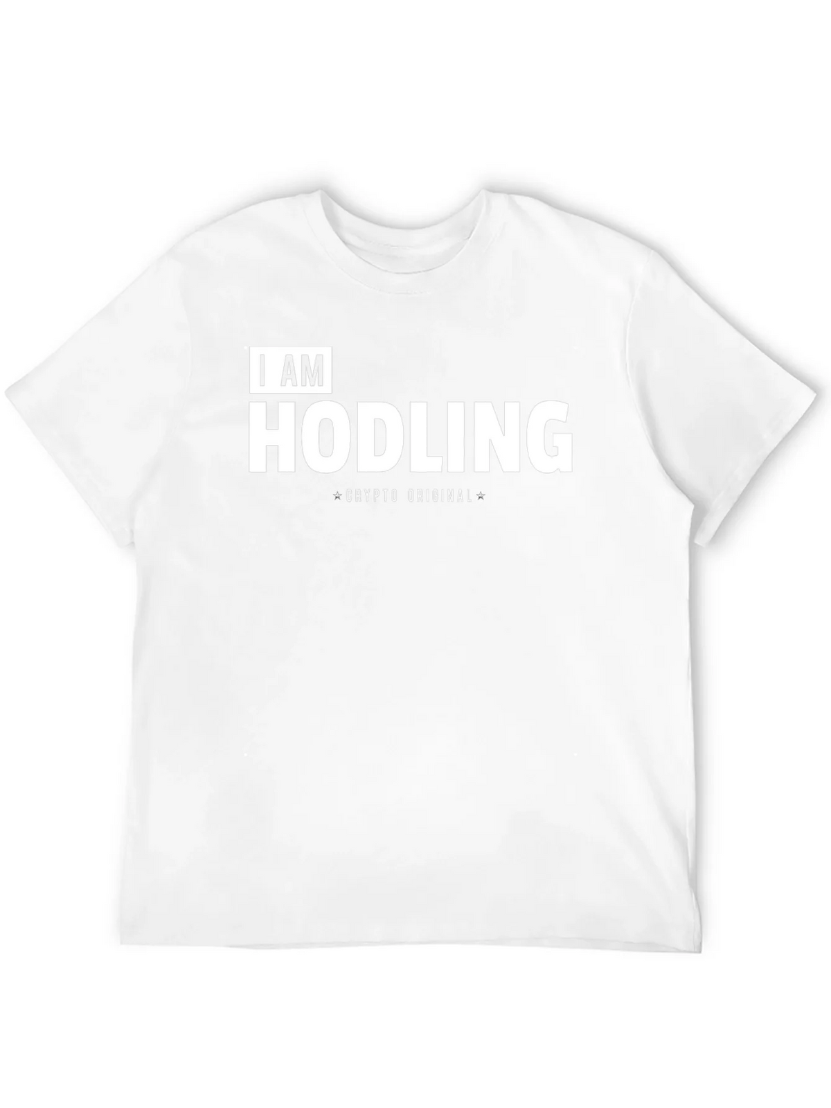 I AM HODLING Crypto Original Black T-Shirt product image 3