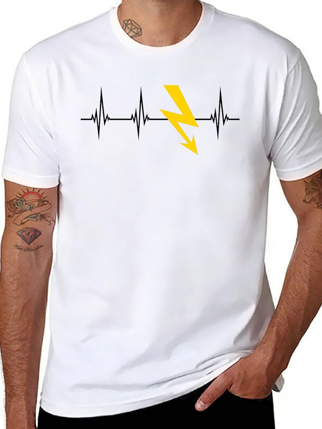 Electric Heartbeat Graphic Tee product image 10