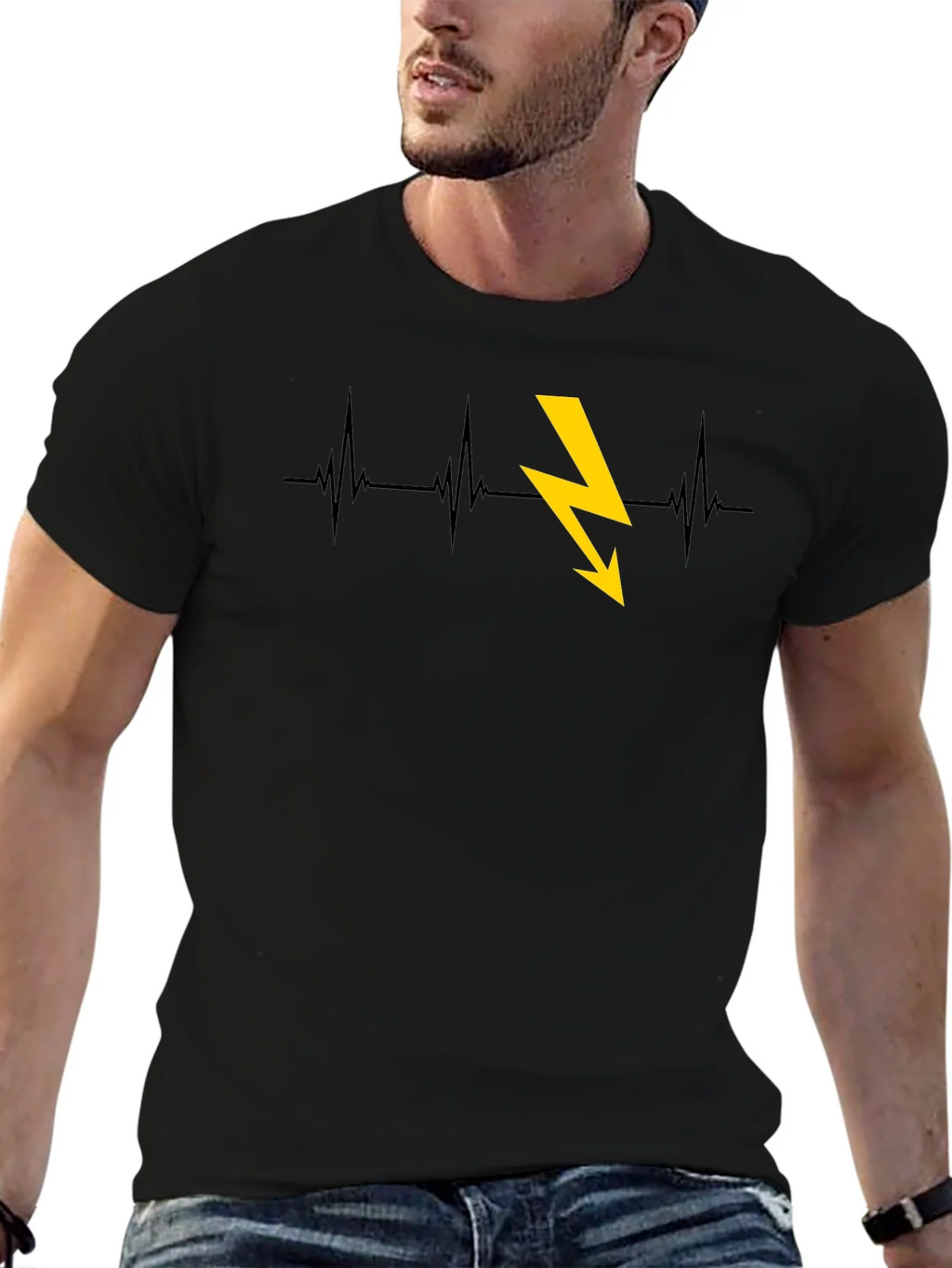 Electric Heartbeat Graphic Tee product image 9