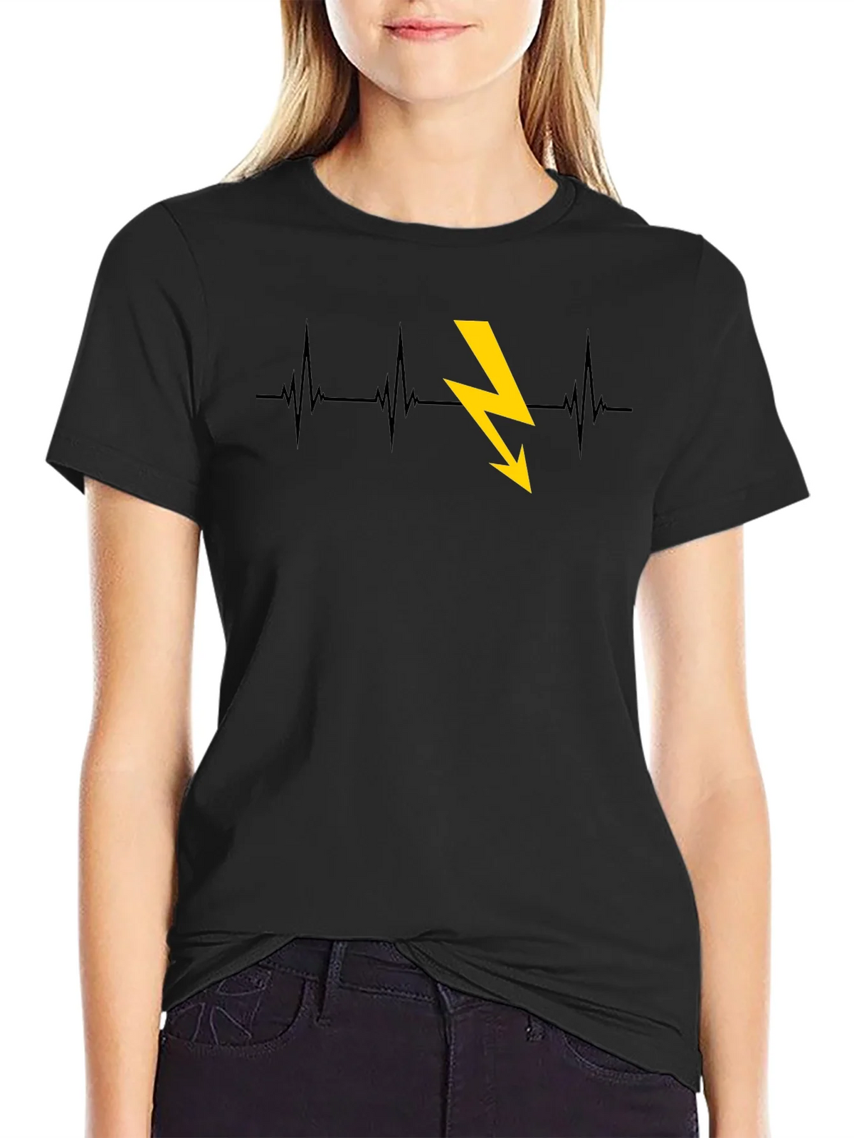 Electric Heartbeat Graphic Tee product image 5