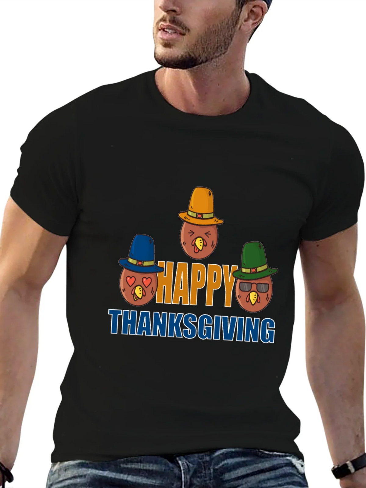 Thanksgiving Turkey T-Shirt - Happy Thanksgiving