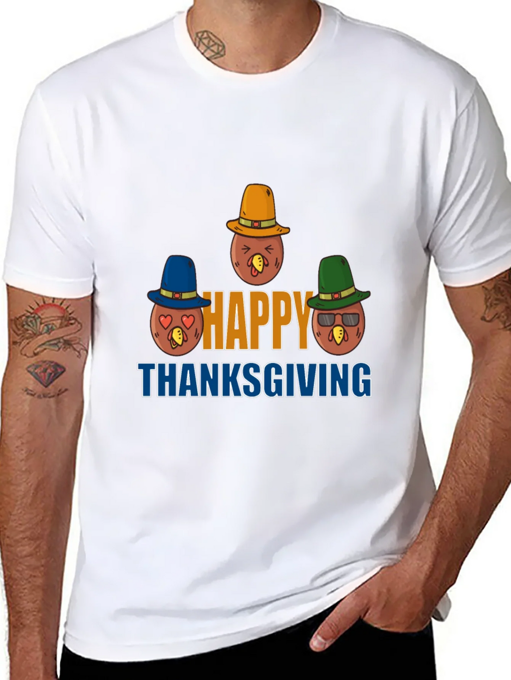 Thanksgiving Turkey T-Shirt - Happy Thanksgiving