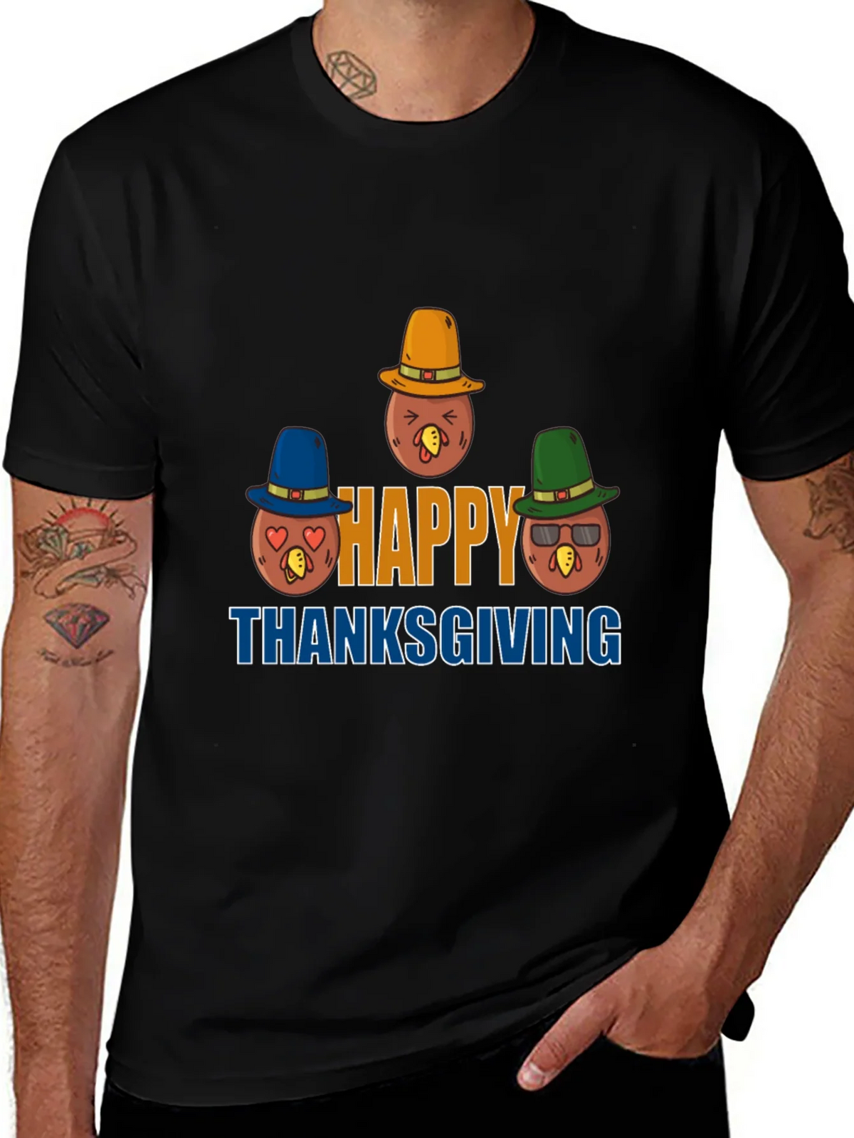 Thanksgiving Turkey T-Shirt - Happy Thanksgiving