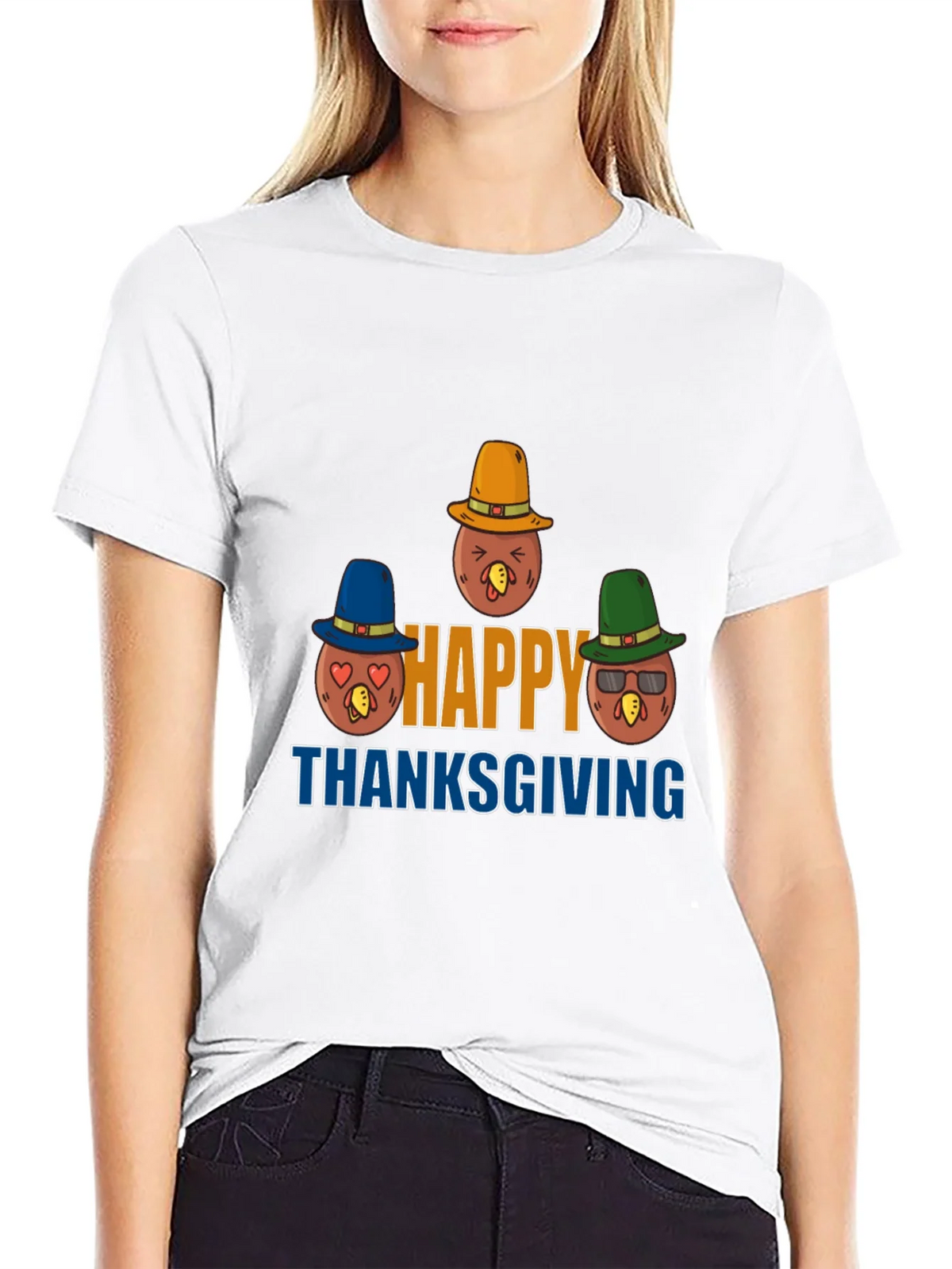 Thanksgiving Turkey T-Shirt - Happy Thanksgiving