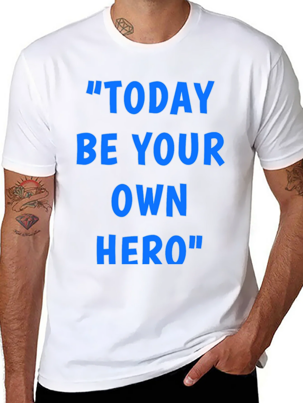 Inspirational Today Be Your Own Hero Graphic T-Shirt product image 10