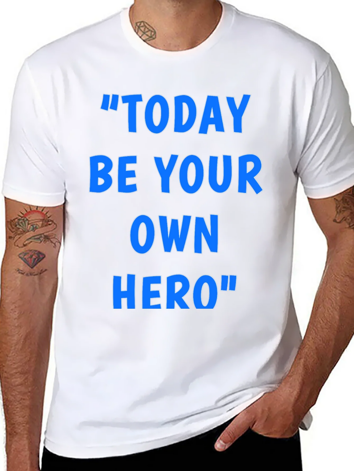 Inspirational Today Be Your Own Hero Graphic T-Shirt product image 10