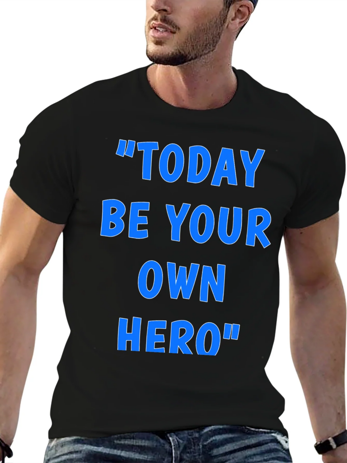 Inspirational Today Be Your Own Hero Graphic T-Shirt product image 9