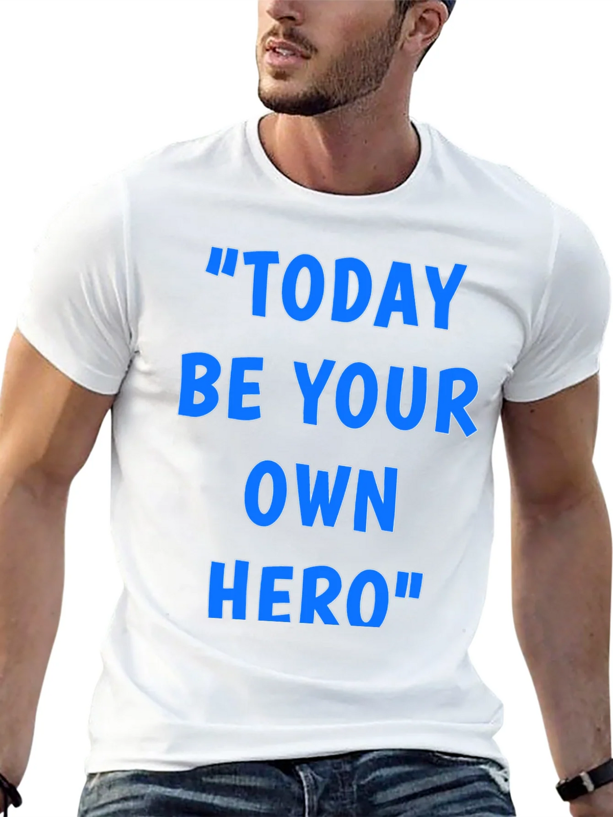 Inspirational Today Be Your Own Hero Graphic T-Shirt product image 4