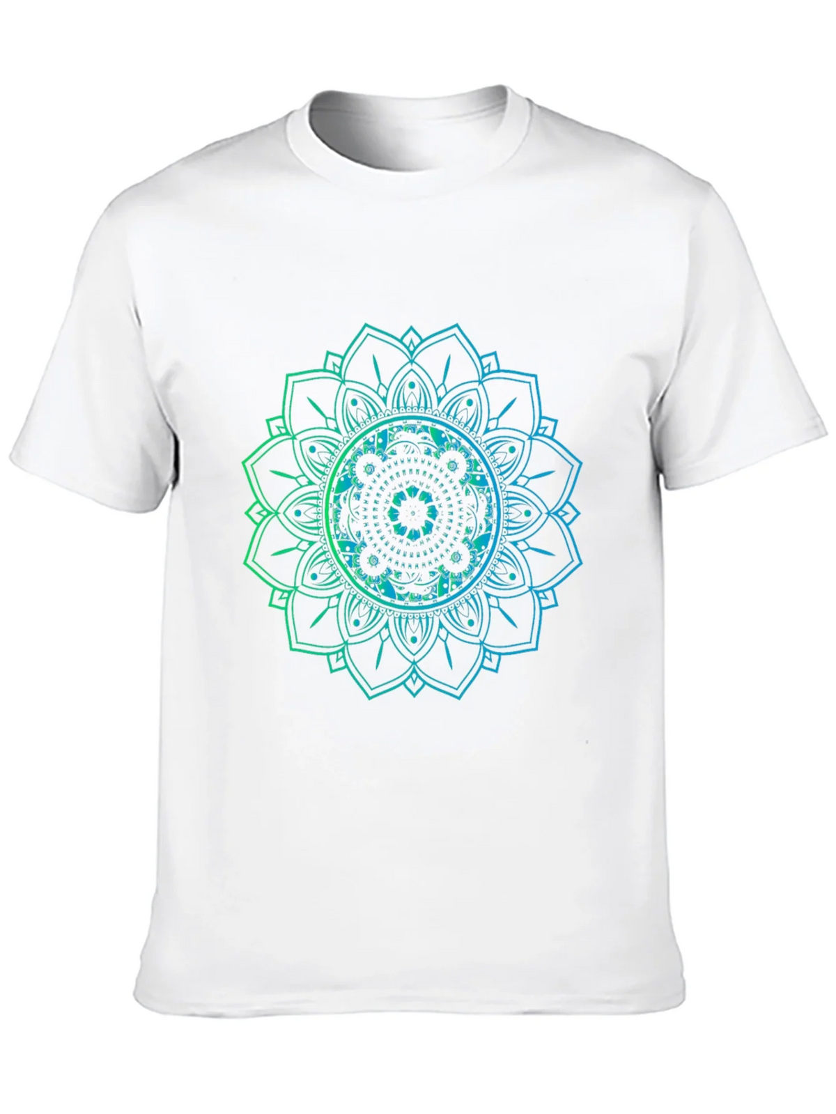 Mandala Graphic Print Black T-Shirt product image 12