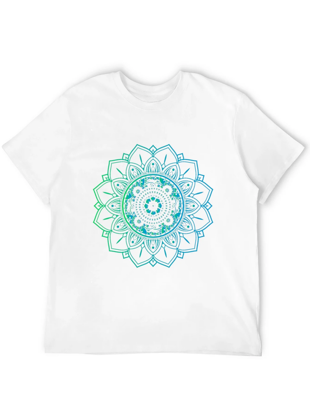 Mandala Graphic Print Black T-Shirt product image 3