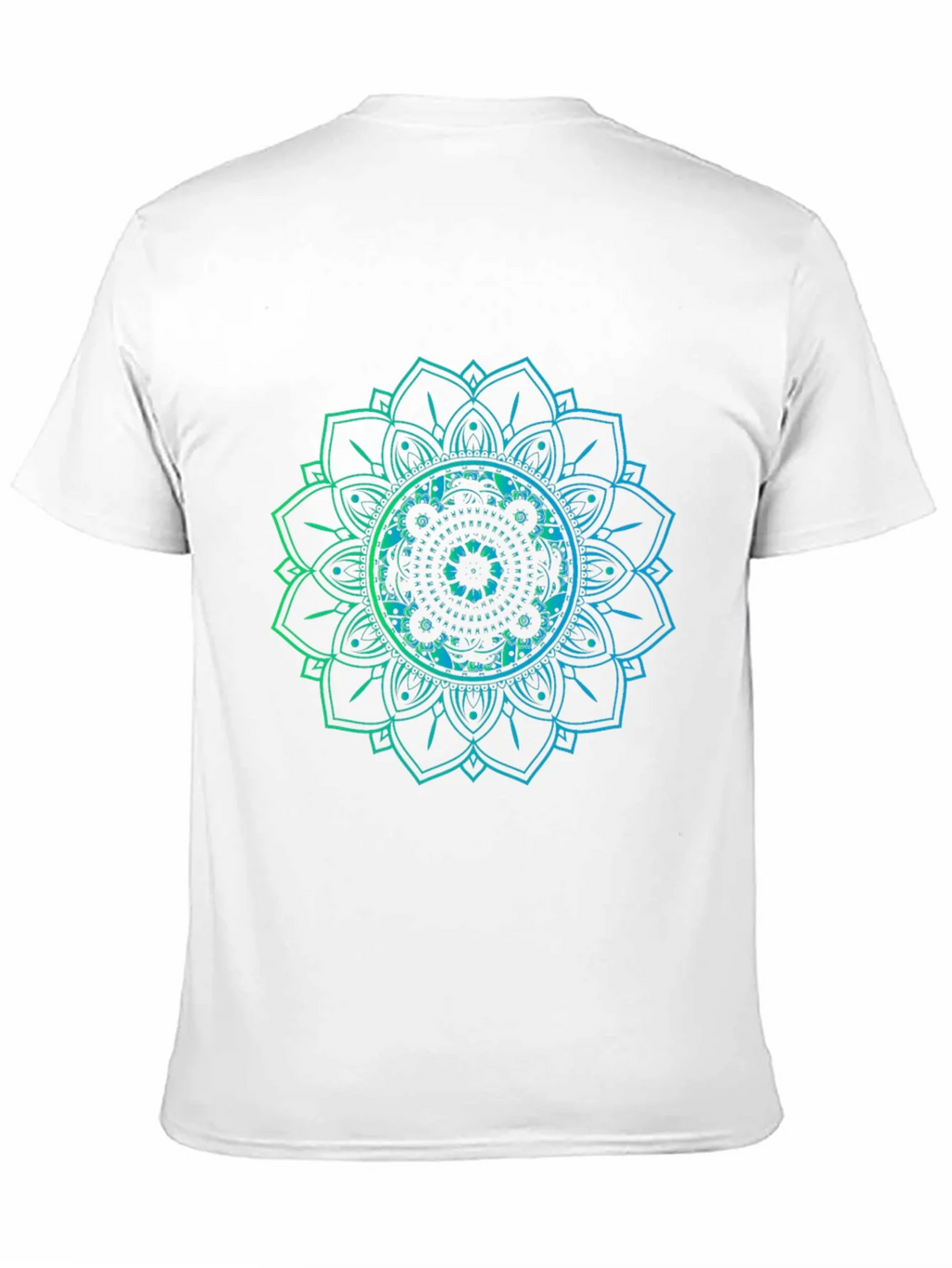 Mandala Graphic Print Black T-Shirt product image 2