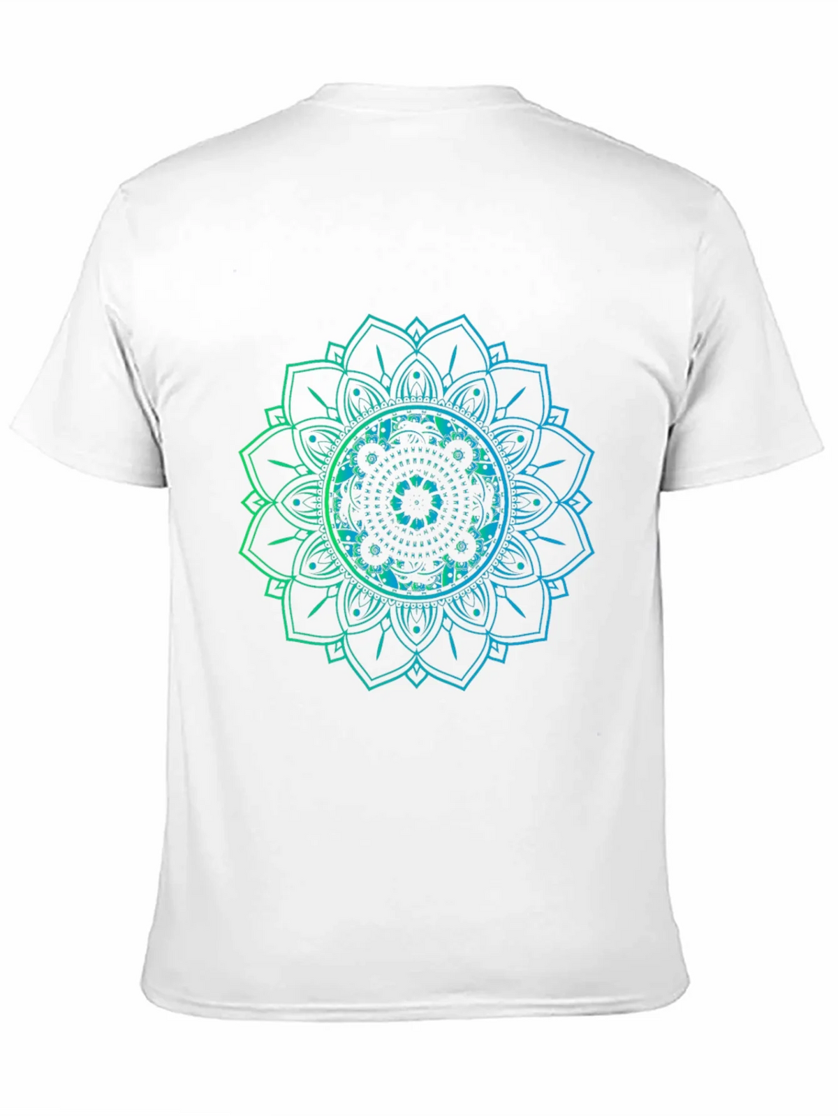 Mandala Graphic Print Black T-Shirt product image 2