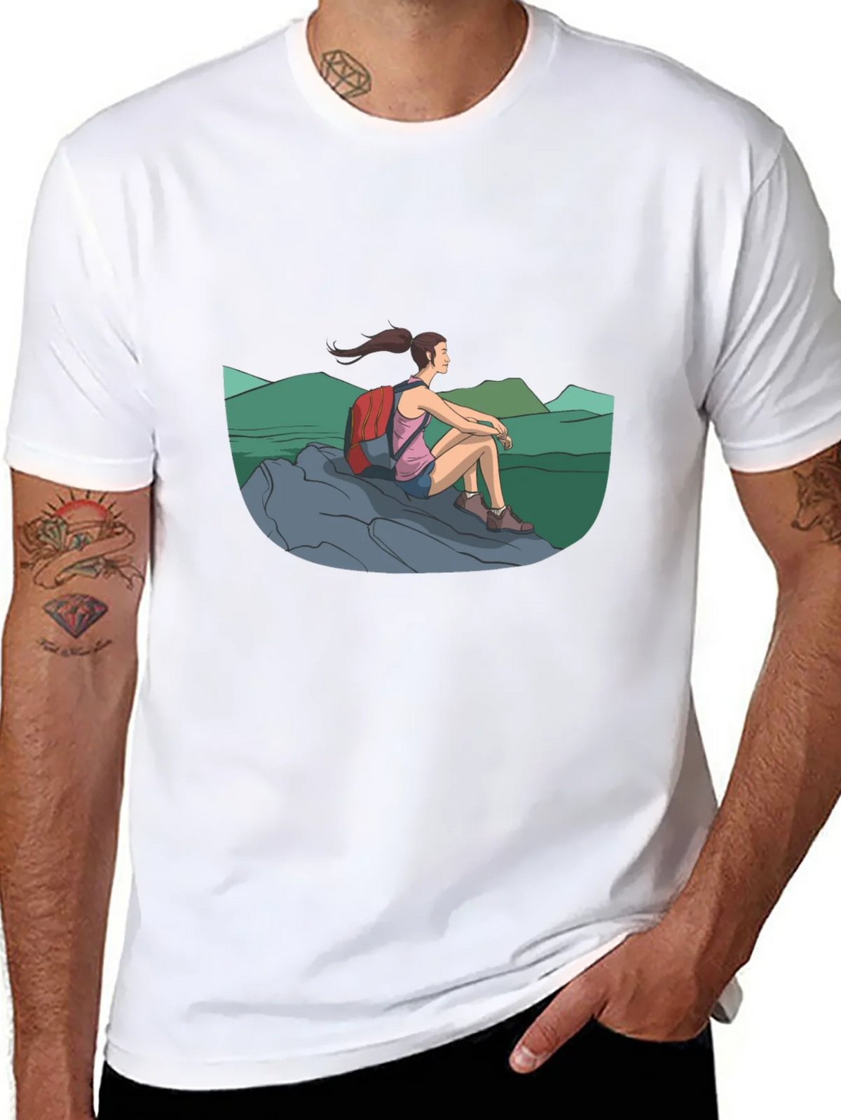 Hiker Graphic Tee - Adventure Awaits! product image 9