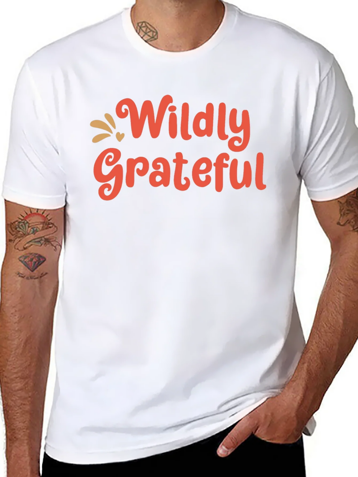 Wildly Grateful Graphic Tee - Black product image 10