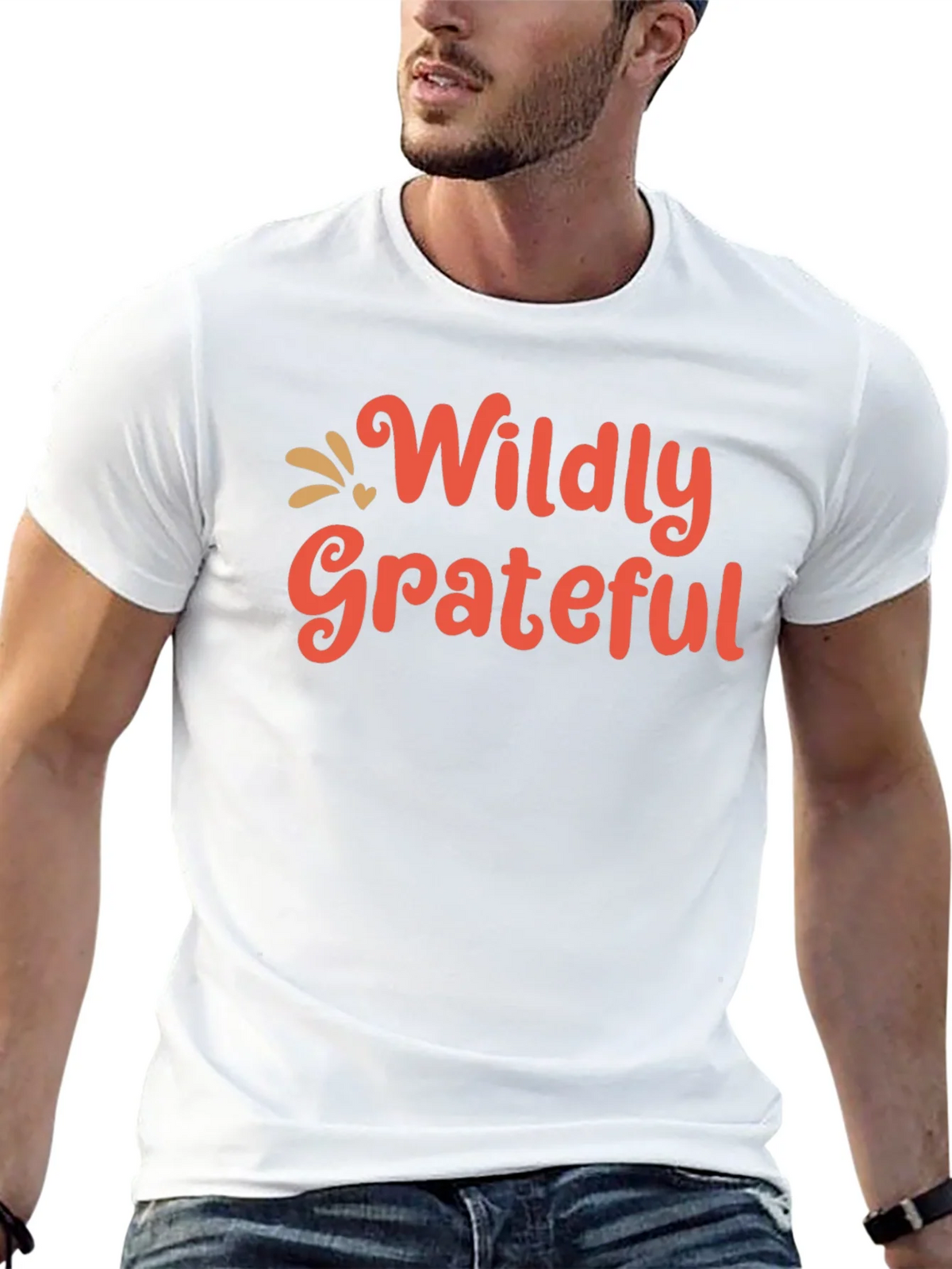 Wildly Grateful Graphic Tee - Black product image 4