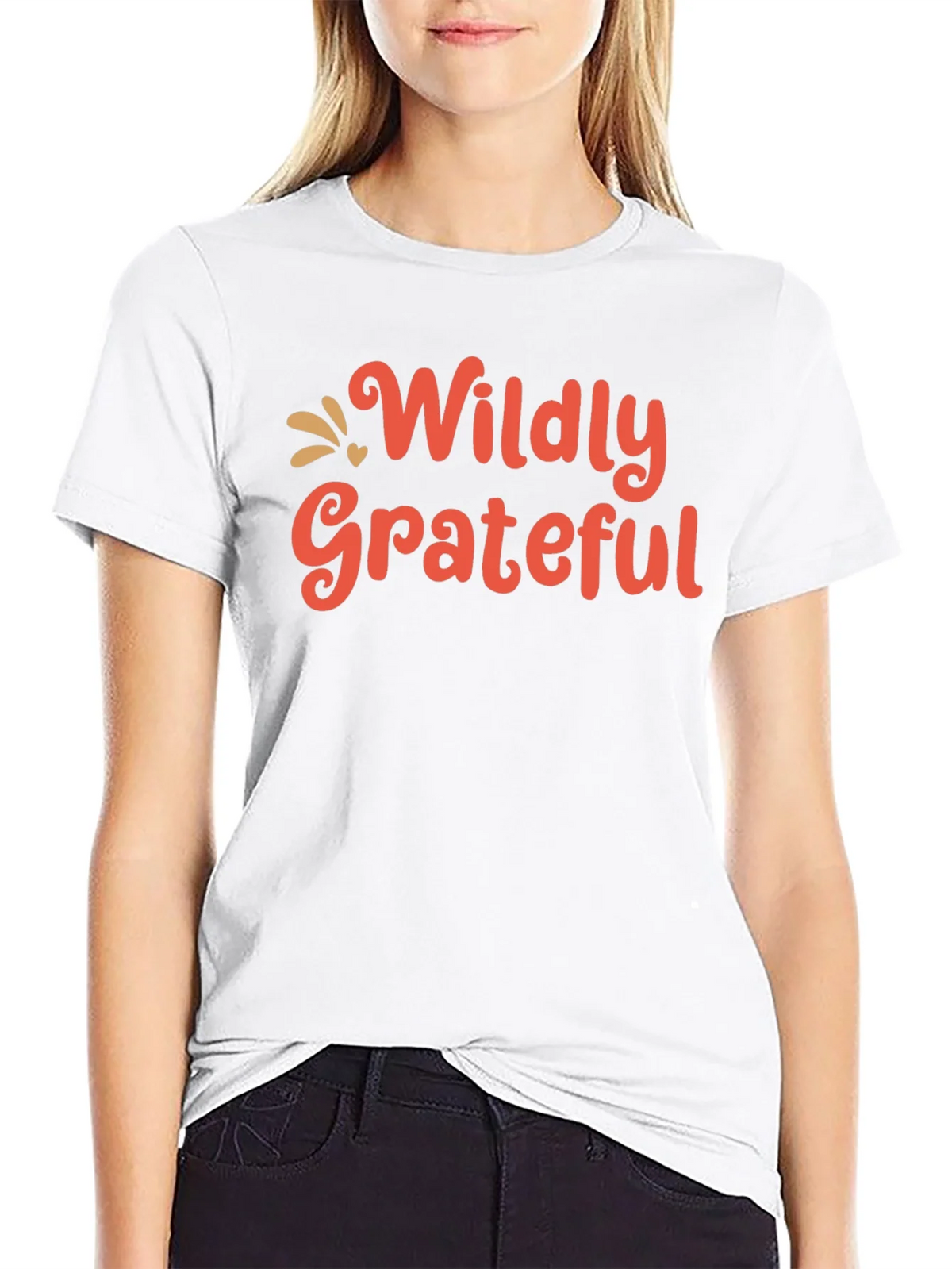 Wildly Grateful Graphic Tee - Black product image 11