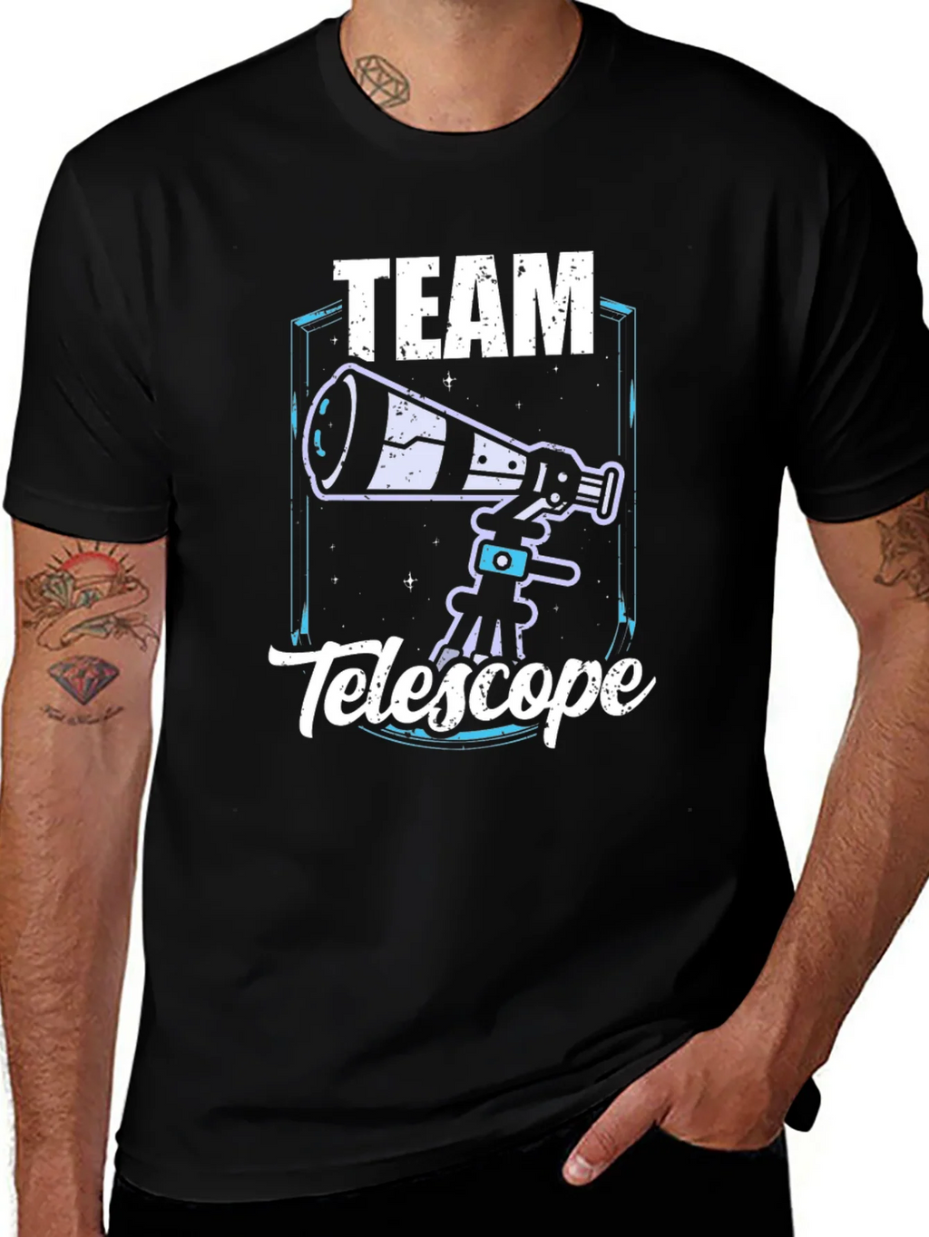 Team Telescope Graphic T-Shirt - Space & Science Tee product image 1