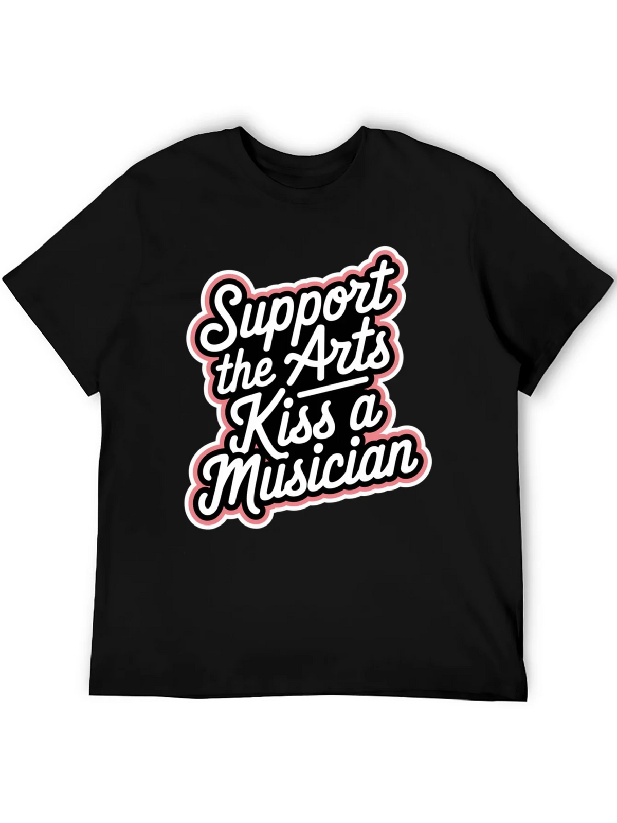 Support the Arts Kiss A Musician Graphic Tee product image 8