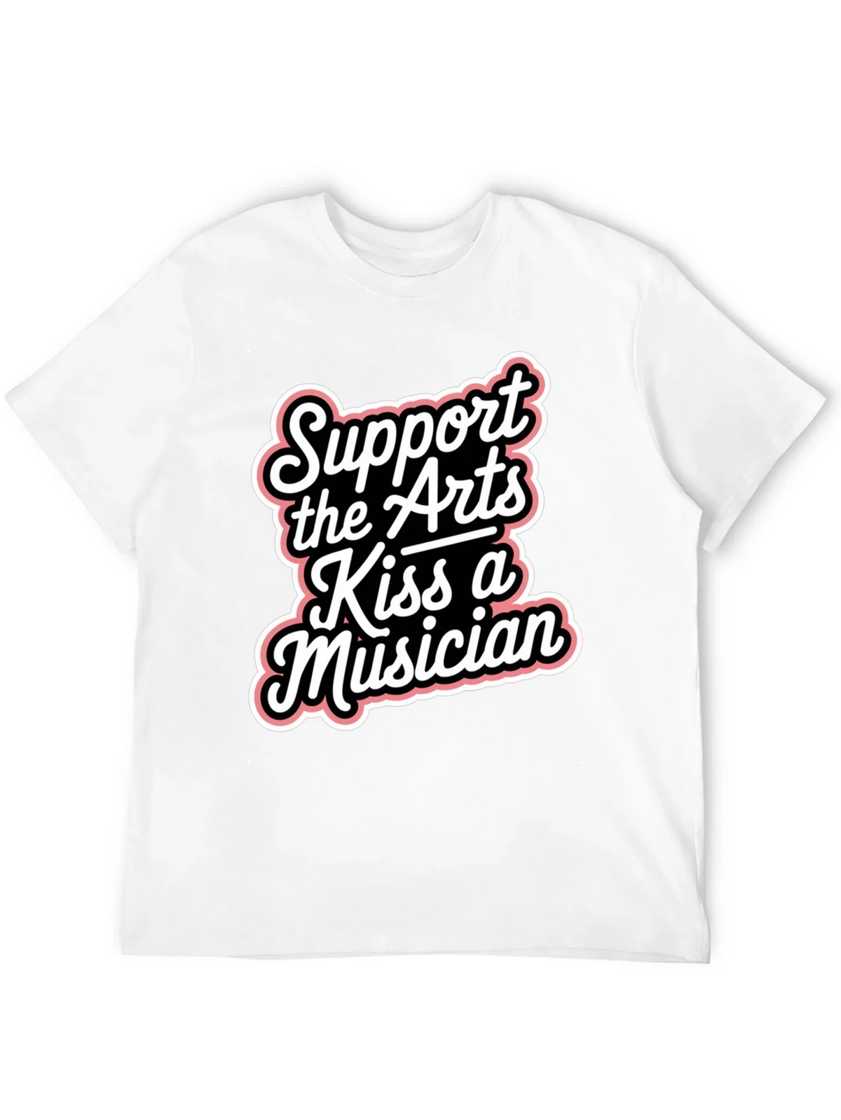 Support the Arts Kiss A Musician Graphic Tee product image 3