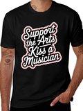 Support the Arts Kiss A Musician Graphic Tee product image 1