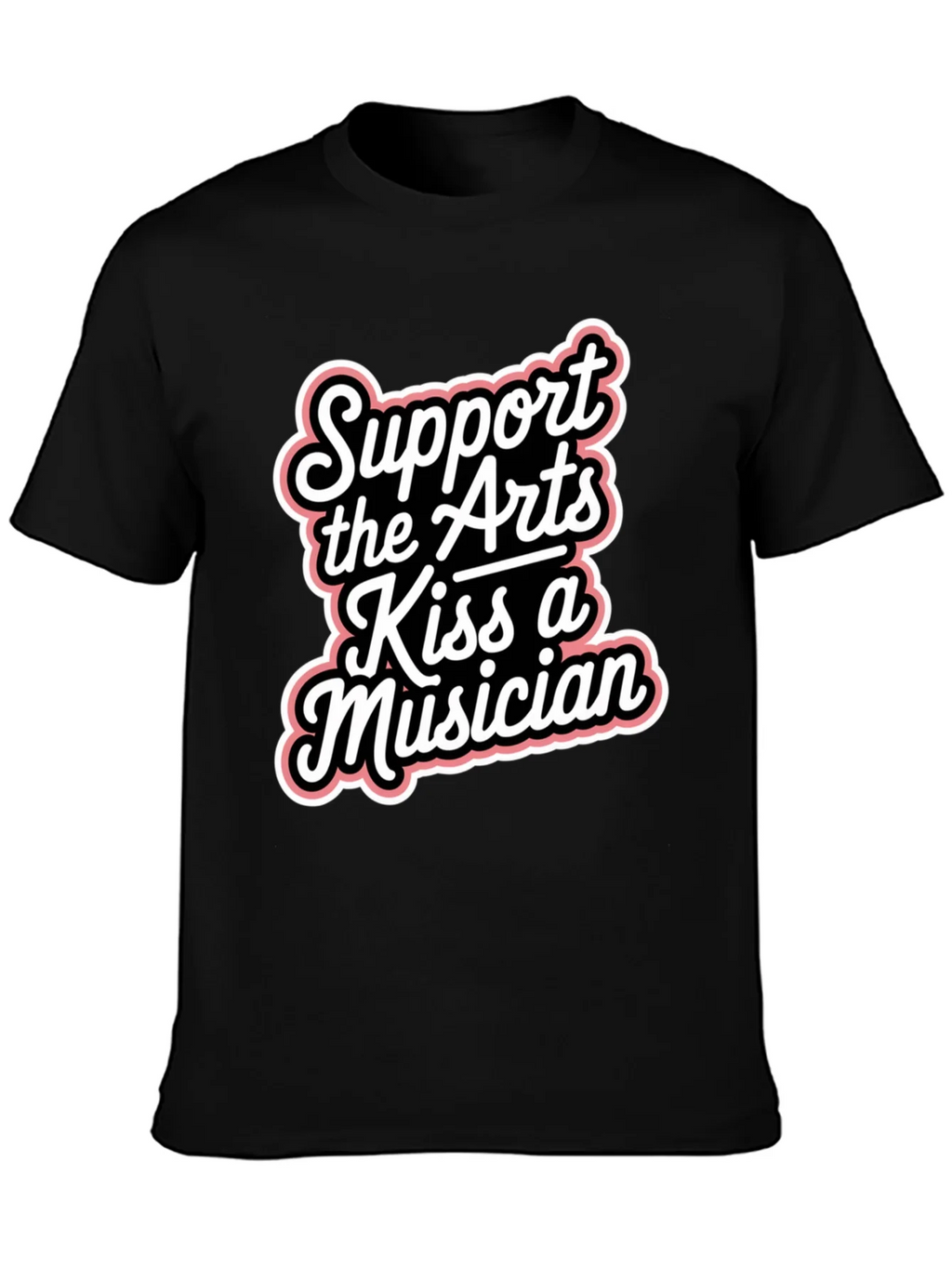Support the Arts Kiss A Musician Graphic Tee product image 6