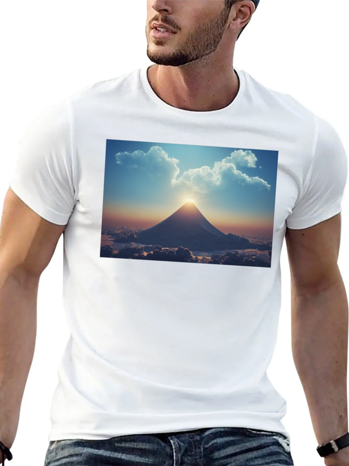 Mountain Peak Sunset Tee product image 4