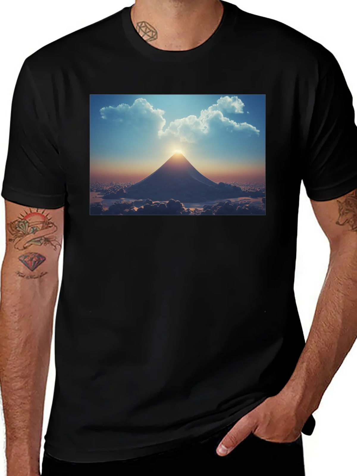 Mountain Peak Sunset Tee product image 1