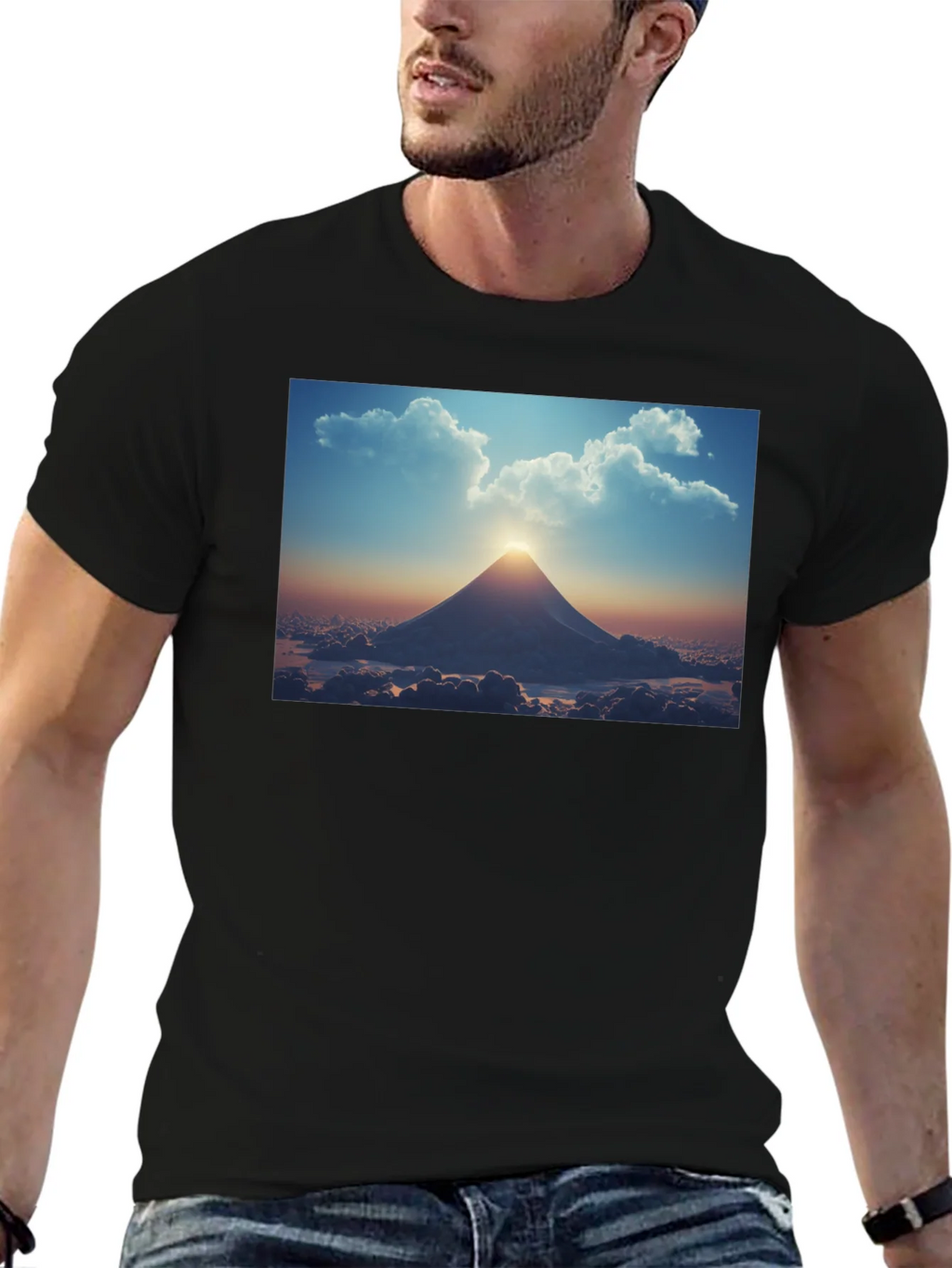 Mountain Peak Sunset Tee product image 9
