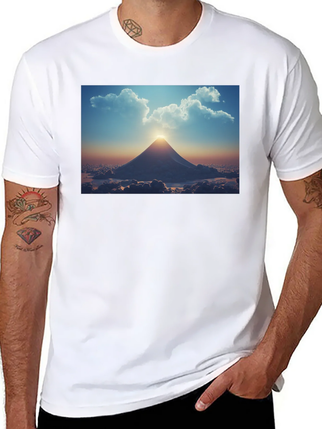Mountain Peak Sunset Tee product image 10