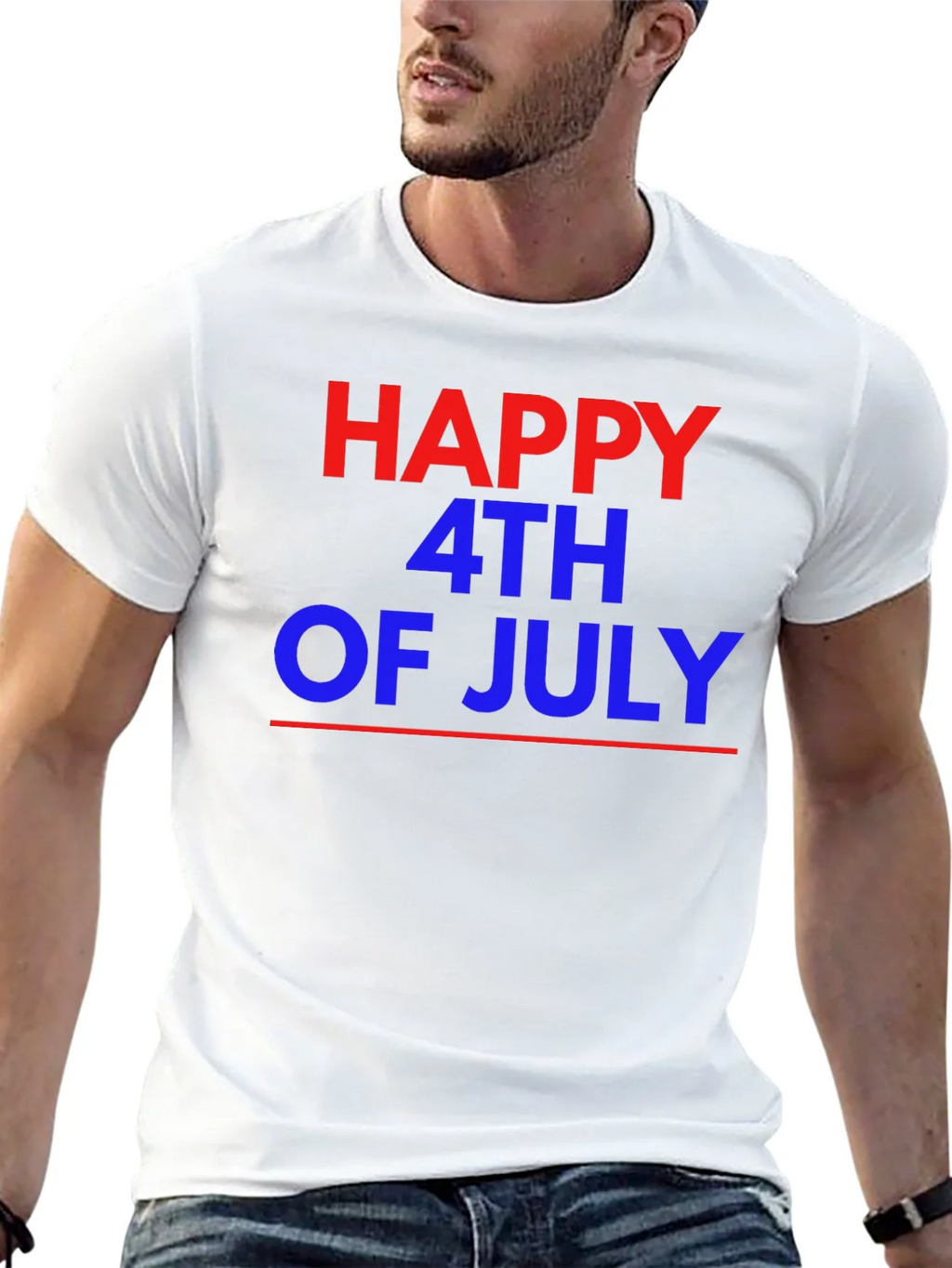 Happy 4th of July Patriotic T-Shirt product image 4