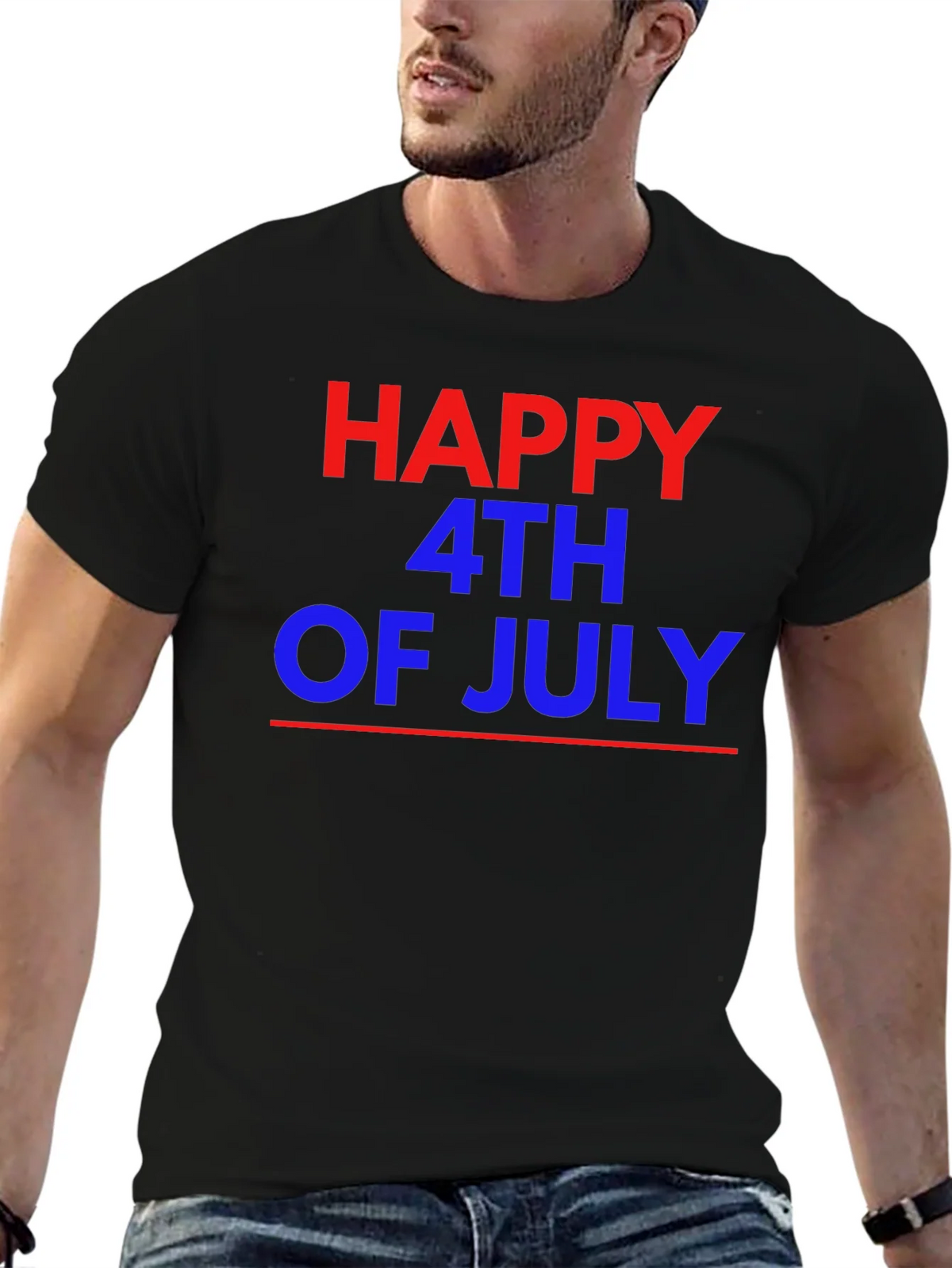 Happy 4th of July Patriotic T-Shirt product image 9