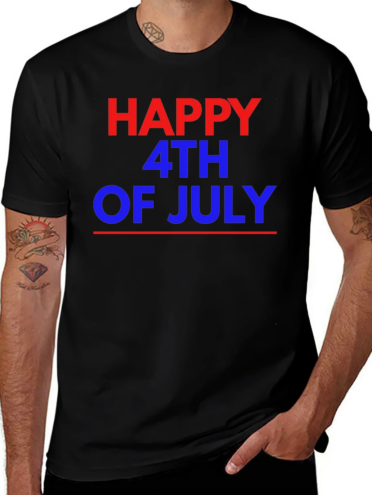 Happy 4th of July Patriotic T-Shirt product image 1