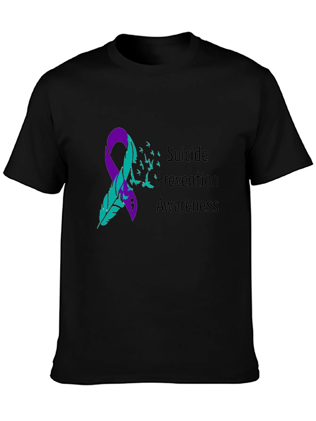 Suicide Prevention Awareness Ribbon T-Shirt product image 6