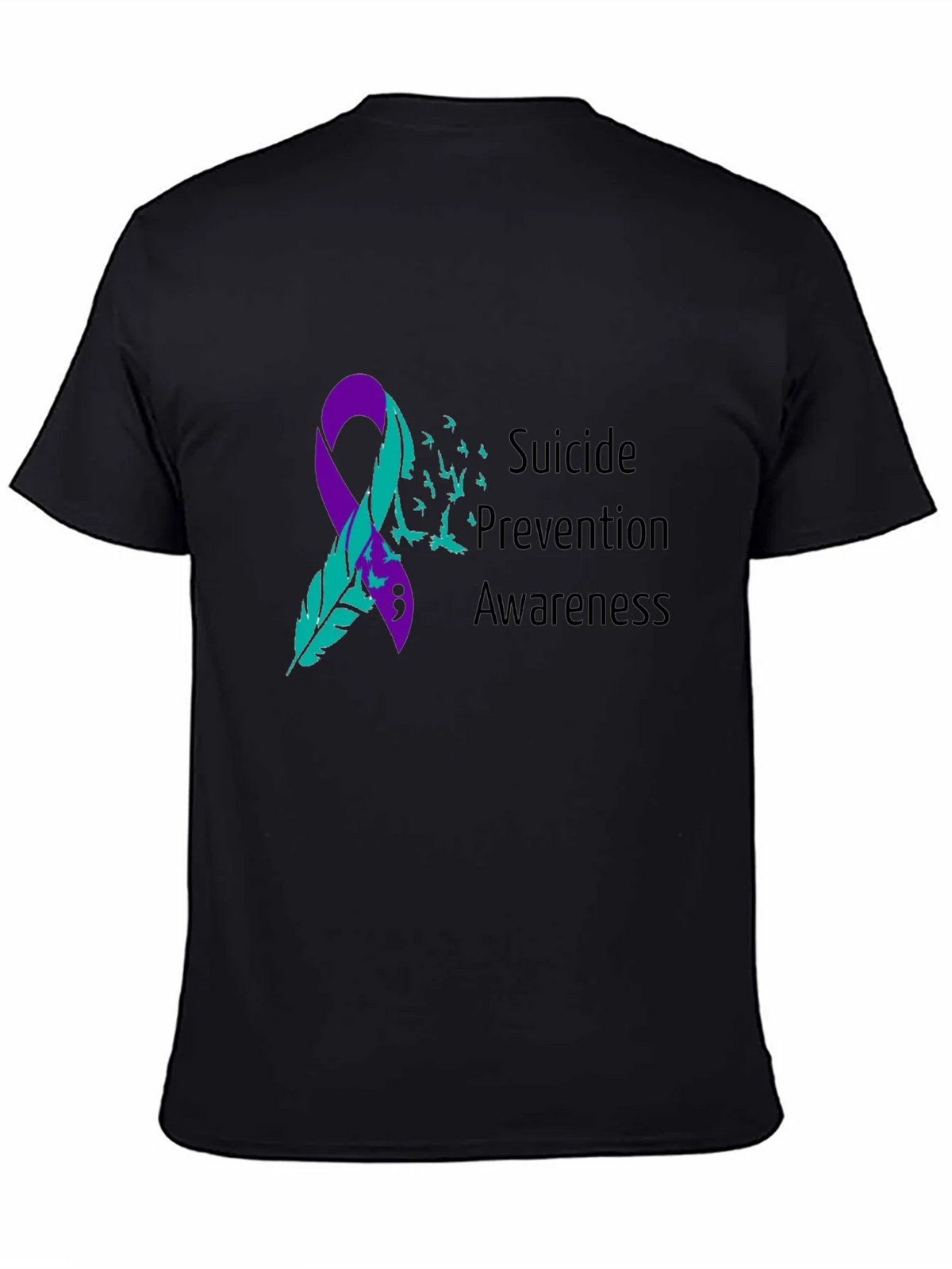 Suicide Prevention Awareness Ribbon T-Shirt product image 7