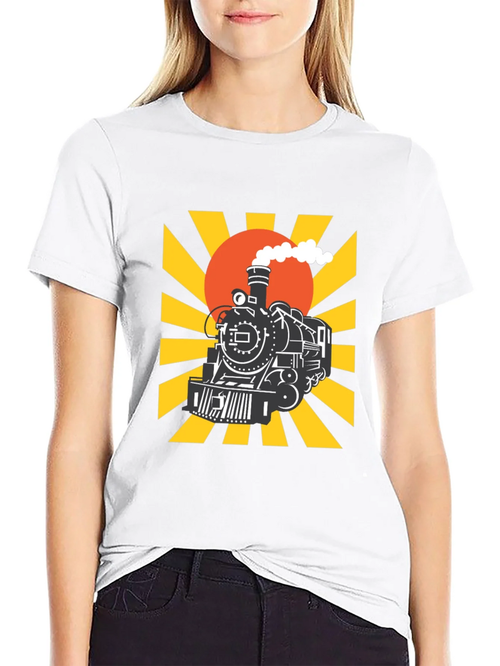 Train Graphic Tee - Retro Style product image 11