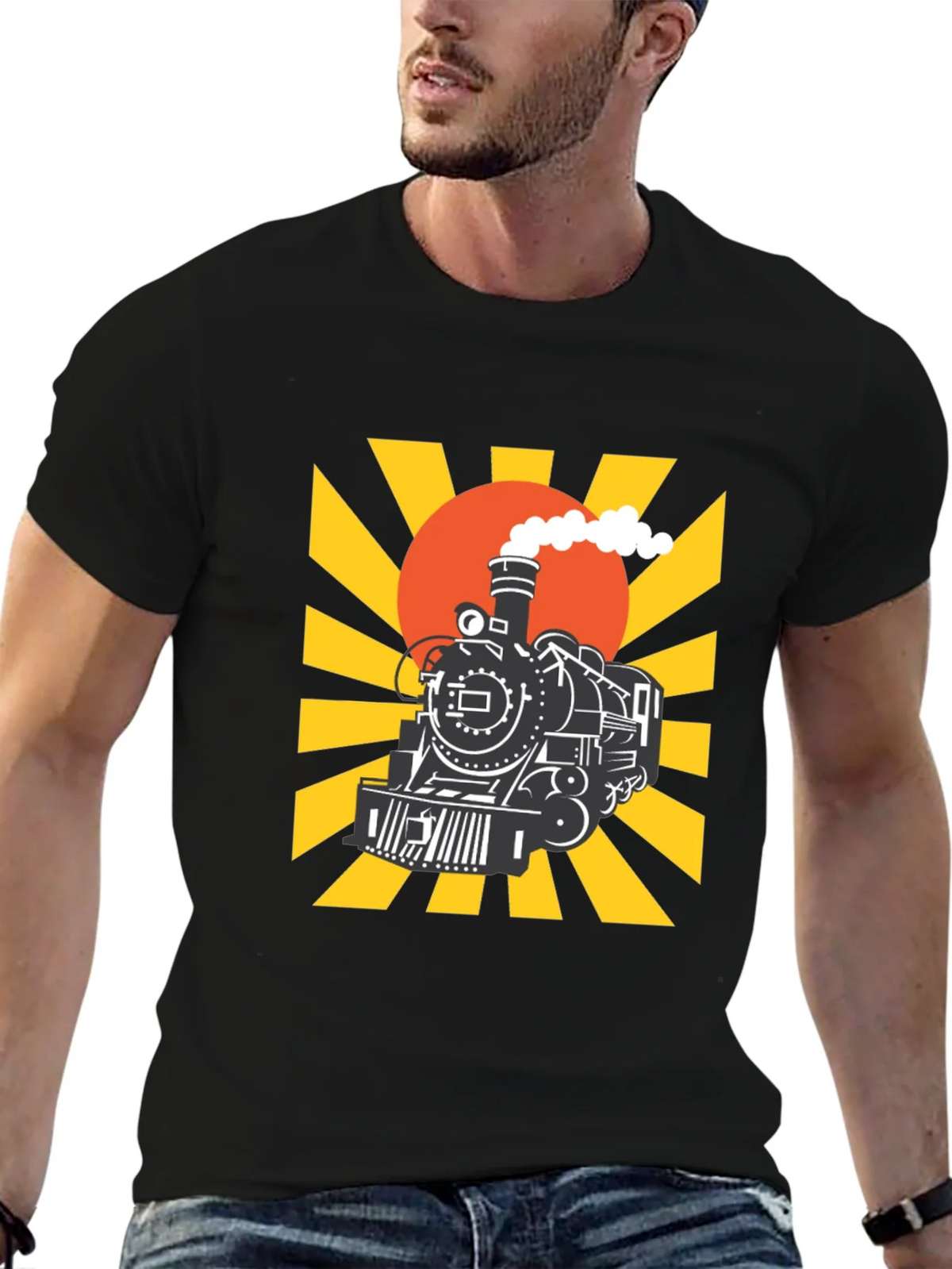 Train Graphic Tee - Retro Style product image 9