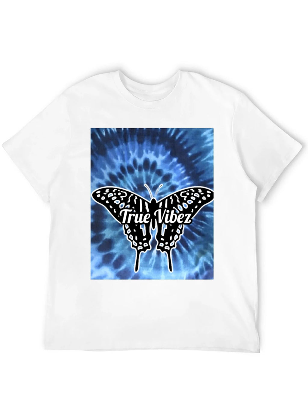 True Vibez Butterfly Tie-Dye Graphic Tee product image 3