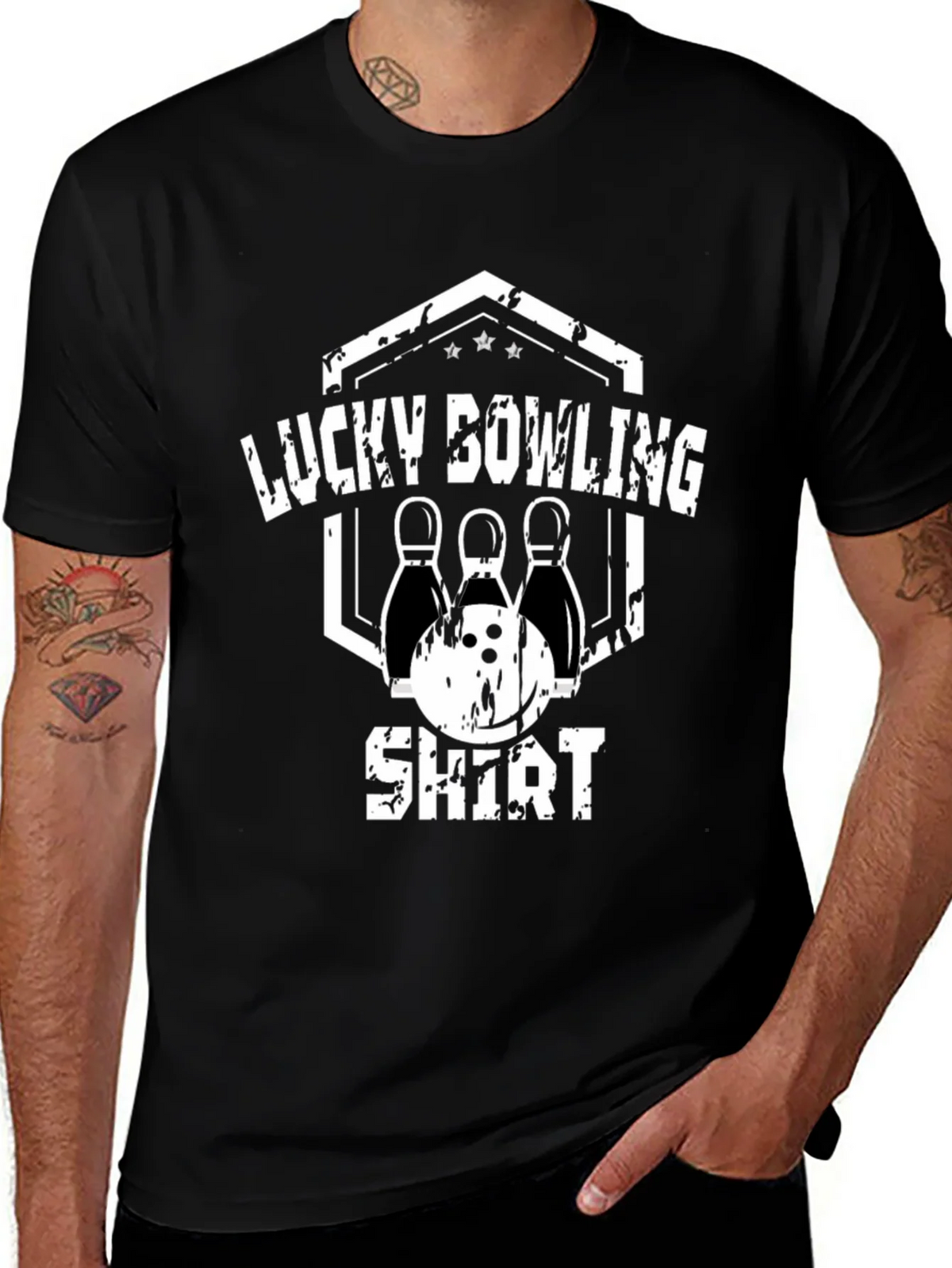 Lucky Bowling Shirt - Graphic Tee for Fans product image 1
