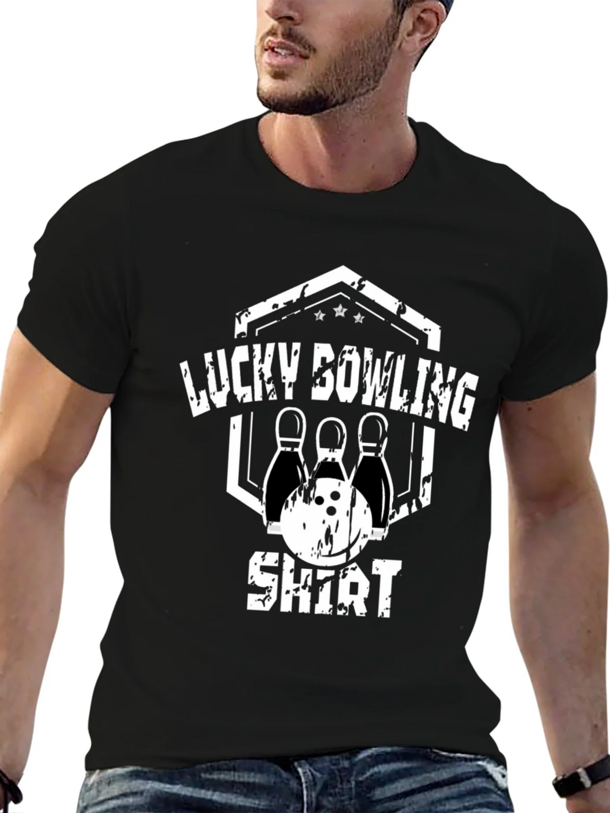 Lucky Bowling Shirt - Graphic Tee for Fans product image 9