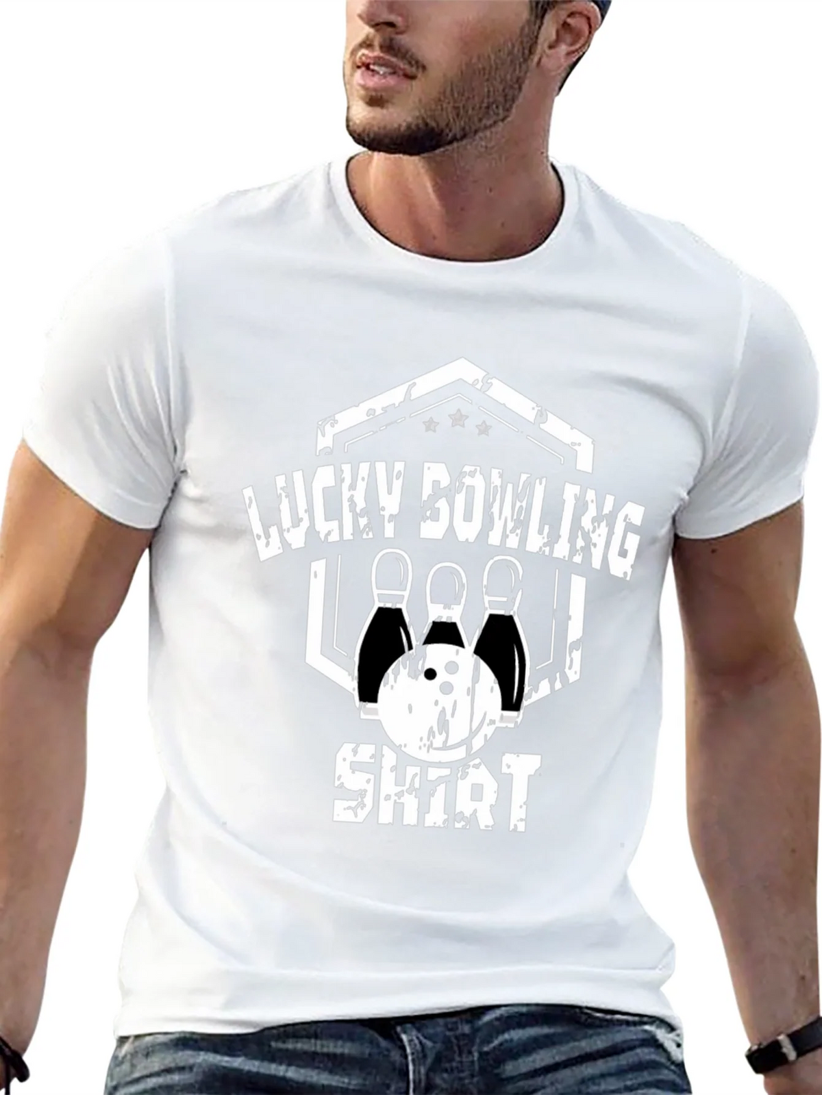 Lucky Bowling Shirt - Graphic Tee for Fans product image 4