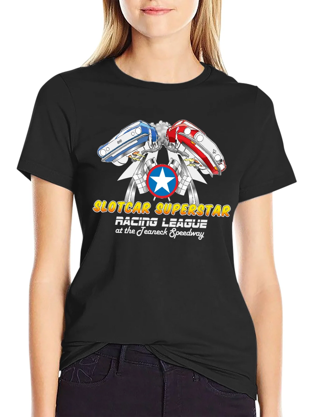 Slotcar Superstar Racing League Black T-Shirt product image 5