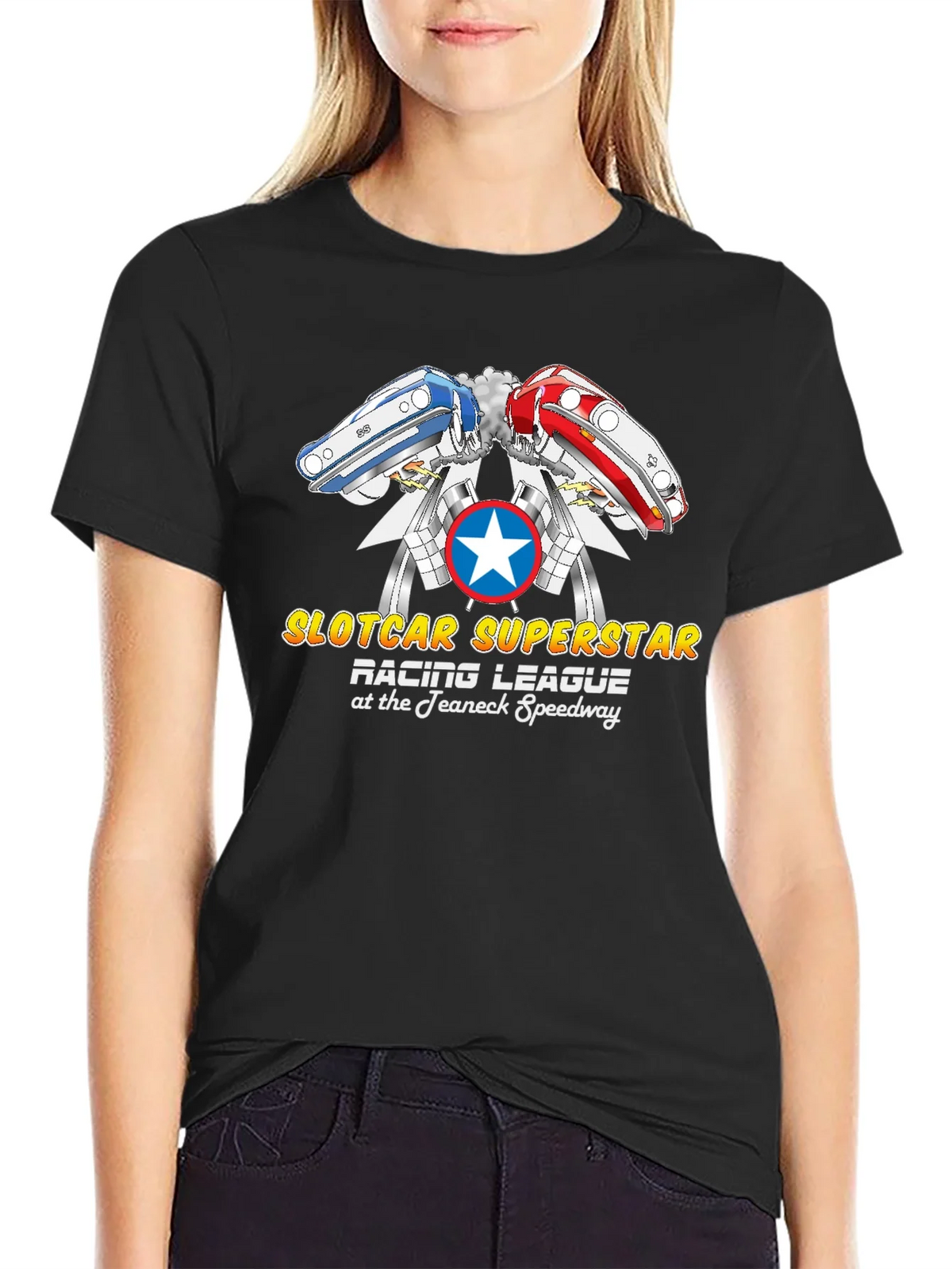Slotcar Superstar Racing League Black T-Shirt product image 5