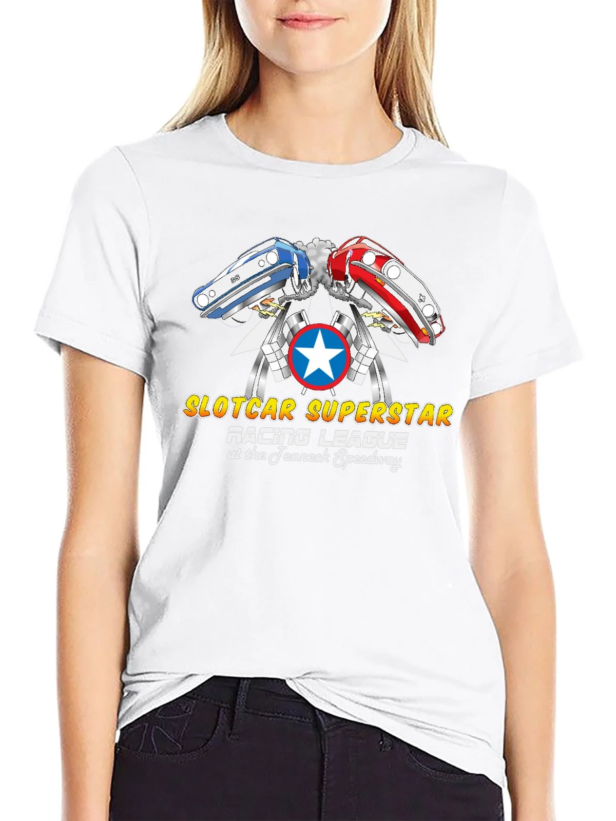 Slotcar Superstar Racing League Black T-Shirt product image 11