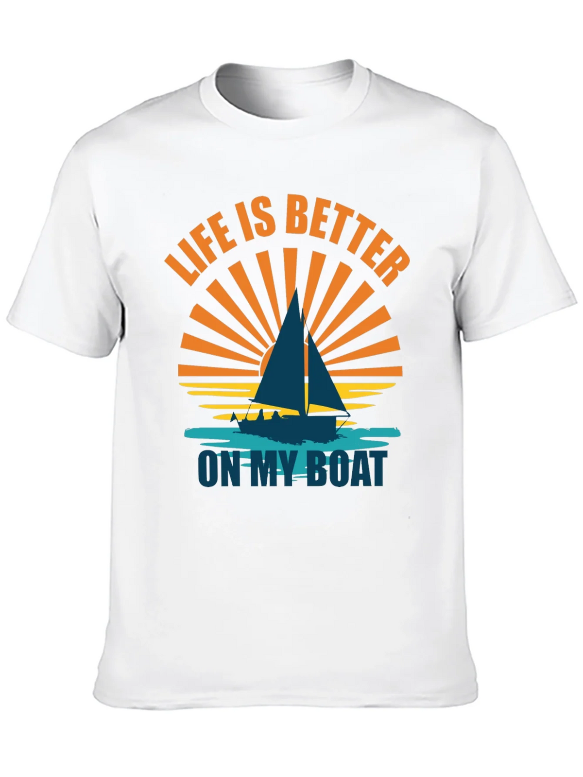 Life is Better on My Boat Graphic Tee - Sailboat T-Shirt product image 10