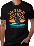 Life is Better on My Boat Graphic Tee - Sailboat T-Shirt product image 1